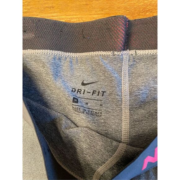 Nike Gray and Pink Athletic Shorts - Picture 3 of 6